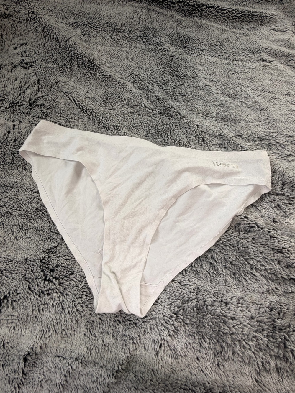 Soft White Seamless Bikini Panties
